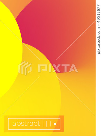 Bright yellow red abstract fluid shape background - Stock Illustration ...
