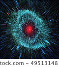 Colorful galaxy abstract cosmic background. Shiny fantasy universe. Deep cosmos. Exploding star in 49513148