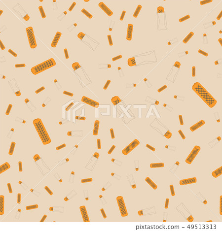 Doner shaurma shawerma seamless pattern vector Doner shaurma shawerma seamless pattern vector 49513313