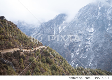 從Nemche Bazar到Kanjuma的Everest Road Traverse Route 從Nemche Bazar到Kanjuma的Everest Road Traverse Route 49513995
