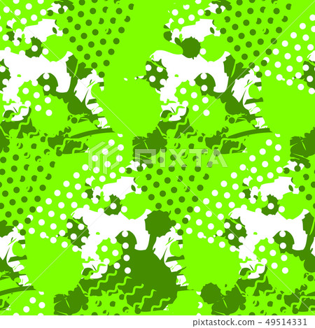 Abstract tile pattern with fluid forms in modern 49514331