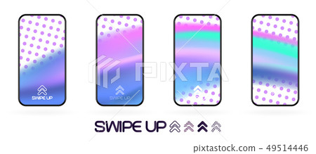 swipe up template with abstract backdrop vector swipe up template with abstract backdrop vector 49514446