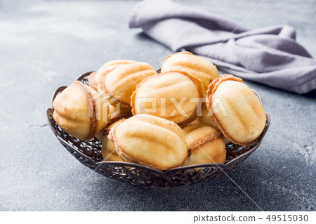 Homemade Russian cookies with boiled condensed Homemade Russian cookies with boiled condensed 49515030
