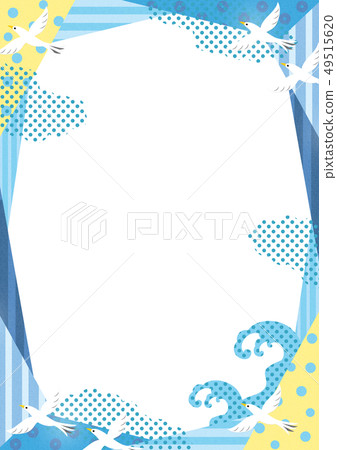 Summer background frame material Summer background frame material 49515620