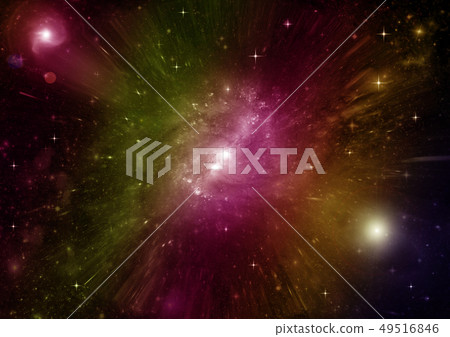 galaxy in a free space 49516846