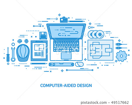 Engineering and architecture. Drawing construction. Architectural project. Design sketching Engineering and architecture. Drawing construction. Architectural project. Design sketching 49517662