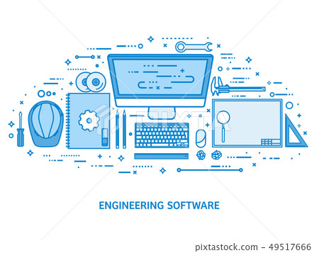 Engineering and architecture. Drawing construction. Architectural project. Design sketching Engineering and architecture. Drawing construction. Architectural project. Design sketching 49517666