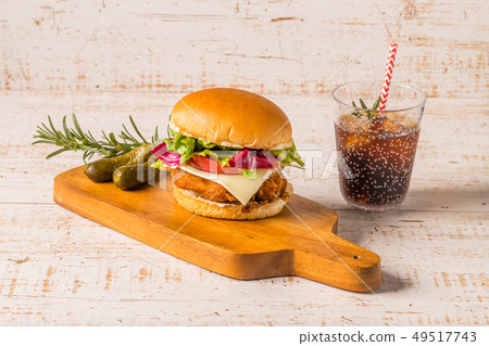 Chicken burger Fried chicken burger 49517743