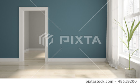 Interior empty room 3D rendering 49519200
