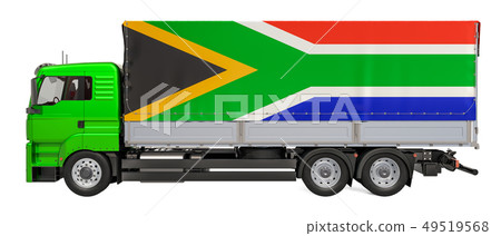 Cargo Delivery in South Africa concept, 3D 49519568