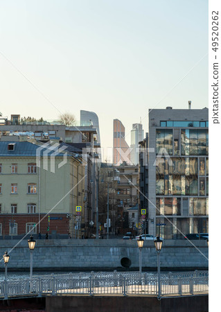 Views of Moscow on a sunny spring evening. Various historical buildings Views of Moscow on a sunny spring evening. Various historical buildings 49520262