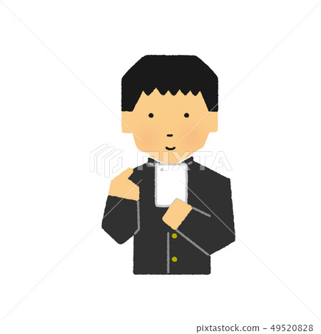 學生，中學生和高中生，男性，智能手機，操作，使用，智能手機，手機（簡單觸摸） 49520828