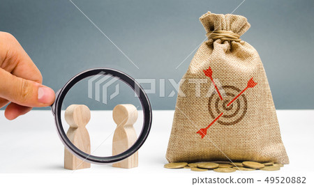Two businessmen are discussing a business goal. 49520882
