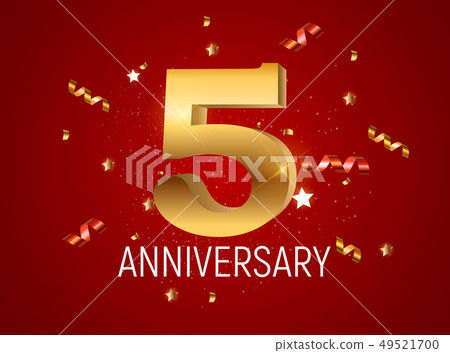 Template Logo 5 Years Anniversary Vector Illustration Template Logo 5 Years Anniversary Vector Illustration 49521700