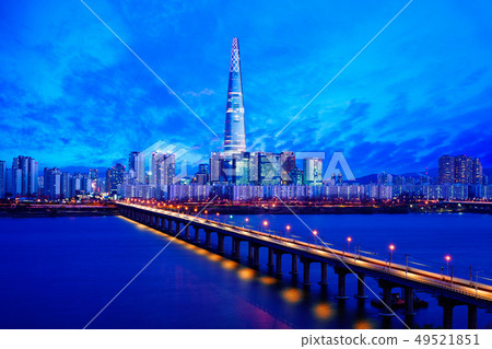 Seoul city skyline 49521851