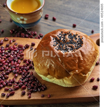 甘藷和紅豆和甜酸奶油 甘藷和紅豆和甜酸奶油 49524695