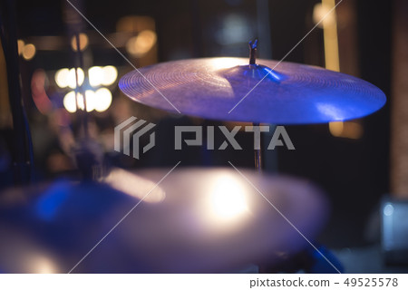 drums on stage before a concert 49525578