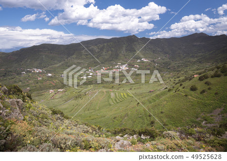 Mountain landscape on tropical island Tenerife 49525628