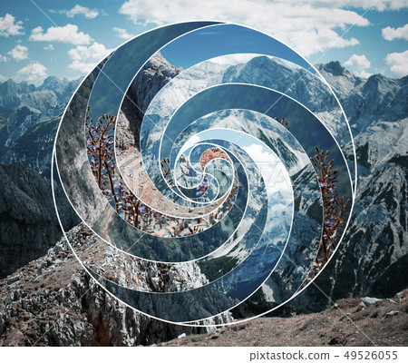 Collage with the landscape Collage with the landscape 49526055