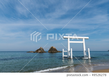 Meotoiwa rocks at Sakurai Futamigaura 49526278