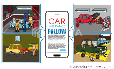 Auto mechanic repair and fix and service s 49527020