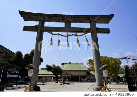 Ikokutama神社沿大阪Kamimachi露台走 49528969