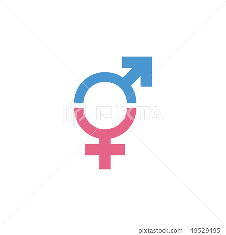 Male female icon graphic design template vector Male female icon graphic design template vector 49529495