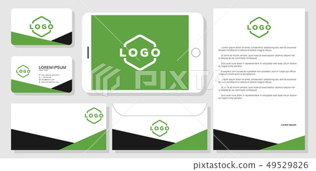 Stationery business card mockup design branding 49529826