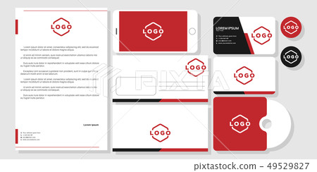 Stationery business card mockup design branding 49529827