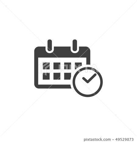 Calendar icon graphic design template vector 49529873