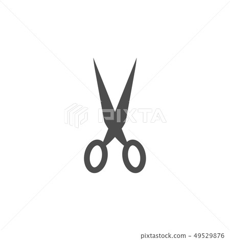 Scissors icon graphic design template vector 49529876