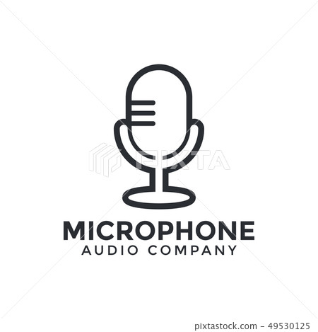 Microphone icon graphic design template Microphone icon graphic design template 49530125