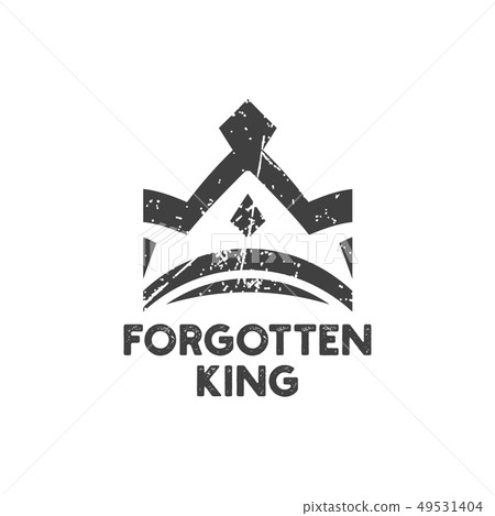 Forgotten king logo icon design template vector - Stock Illustration ...