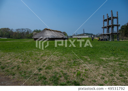 Aomori Sannai Maruyama遺址修復了大型塔樓 Aomori Sannai Maruyama遺址修復了大型塔樓 49531792