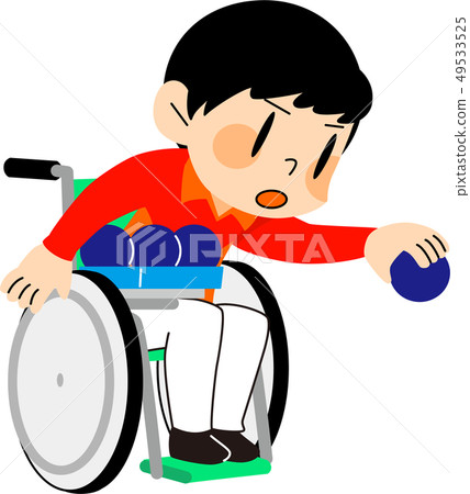 Parasport boccia illustration Stock Illustration 49533525 PIXTA