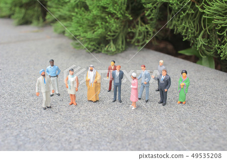 the mini of figure of foreigner on the meeting the mini of figure of foreigner on the meeting 49535208