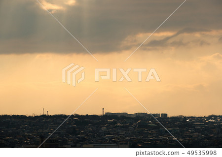 Townscape in the distance Townscape in the distance 49535998