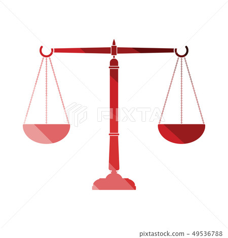 Justice scale icon Justice scale icon 49536788