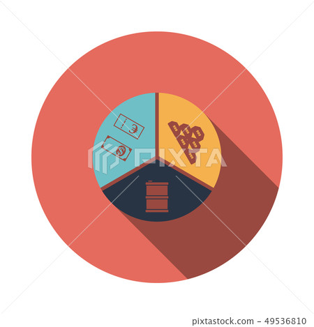 Oil, dollar and gold chart concept icon Oil, dollar and gold chart concept icon 49536810