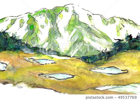 Osenuma (the fulcrum seen from Ayamehira) 49537769