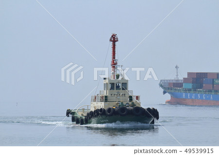 Omuta City Miike Port tugboat 49539915