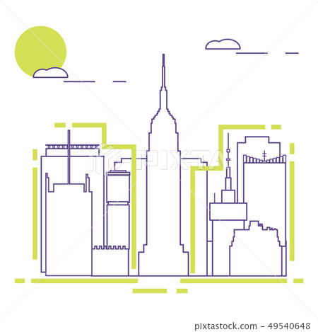 Building and skyscrapers City view. Architecture. Building and skyscrapers City view. Architecture. 49540648