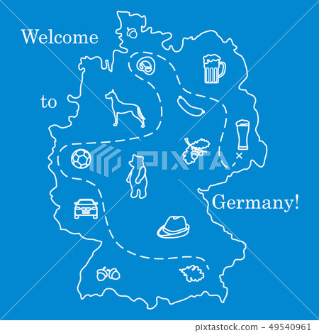 various symbols of Germany Travel and leisure. 49540961