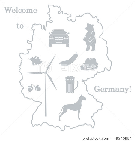 various symbols of Germany Travel and leisure. 49540994