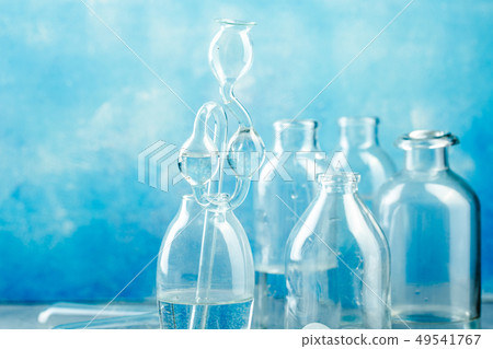 Group of glass bottles 49541767