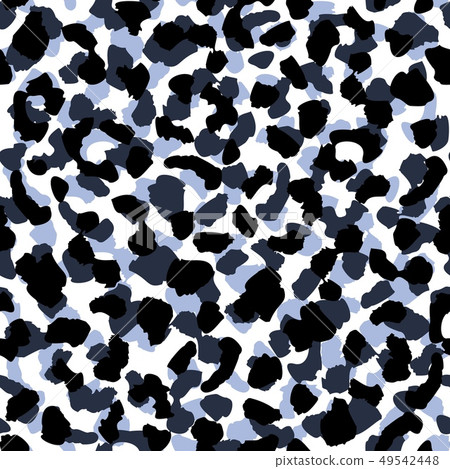 Seamless Pattern Cowboy Santa Leopard