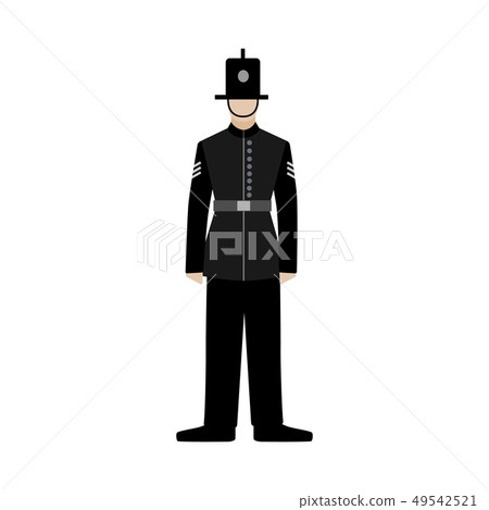 British police officers. uk policeman. black 49542521
