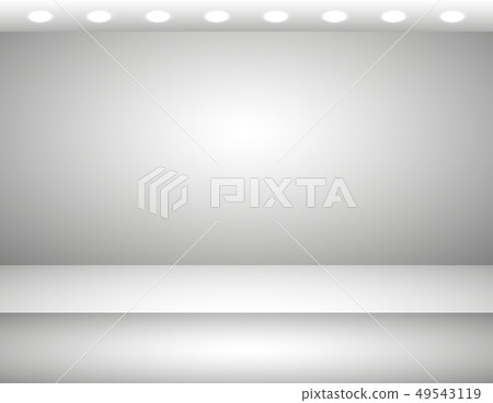 Studio background. Vector empty gray studio for... - Stock Illustration ...