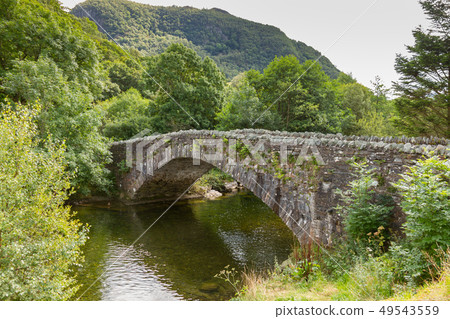 Bridge over river Derwent at Grange, Borrowdale, 49543559