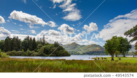 Idyllic scene of Lake Derwent Water, Lake Idyllic scene of Lake Derwent Water, Lake 49543574